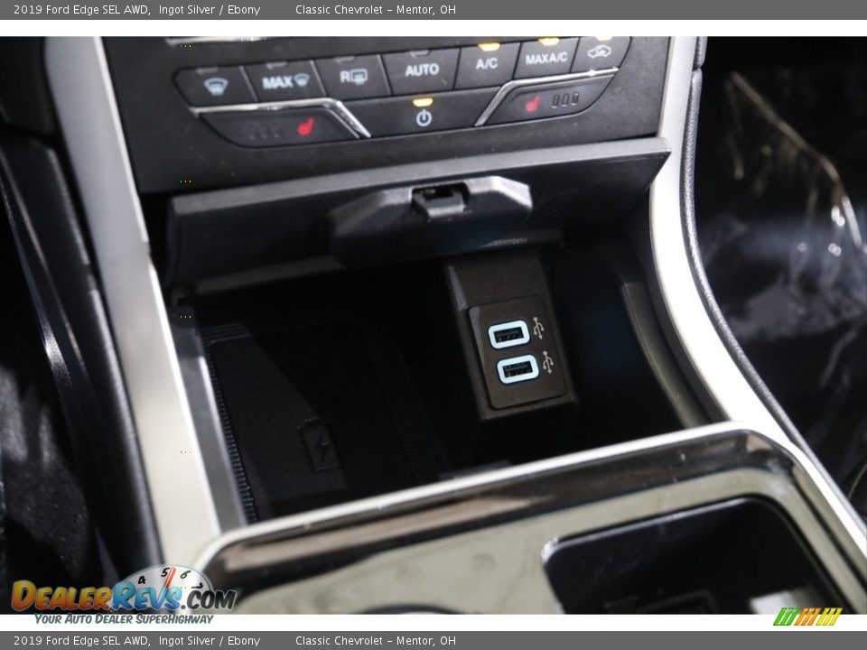 2019 Ford Edge SEL AWD Ingot Silver / Ebony Photo #12