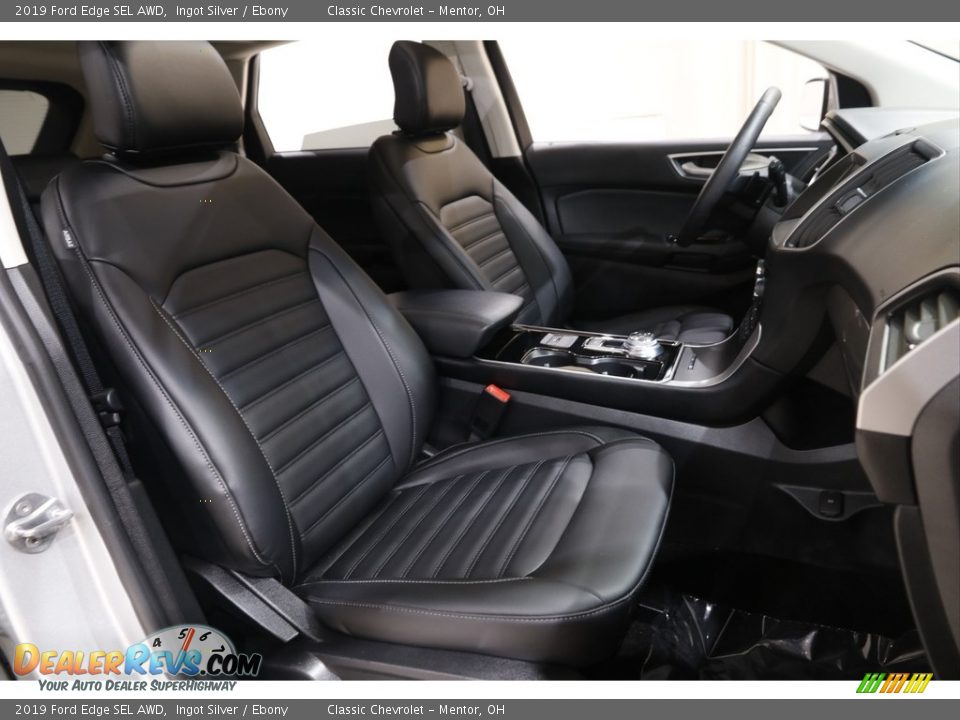 2019 Ford Edge SEL AWD Ingot Silver / Ebony Photo #13