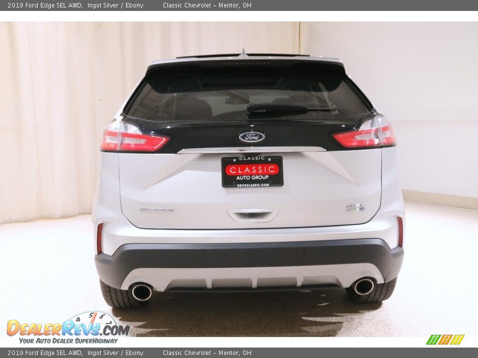 2019 Ford Edge SEL AWD Ingot Silver / Ebony Photo #16