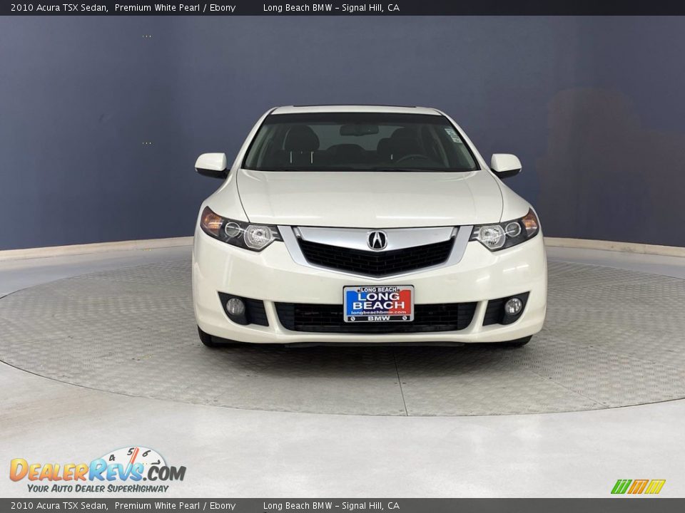 2010 Acura TSX Sedan Premium White Pearl / Ebony Photo #2