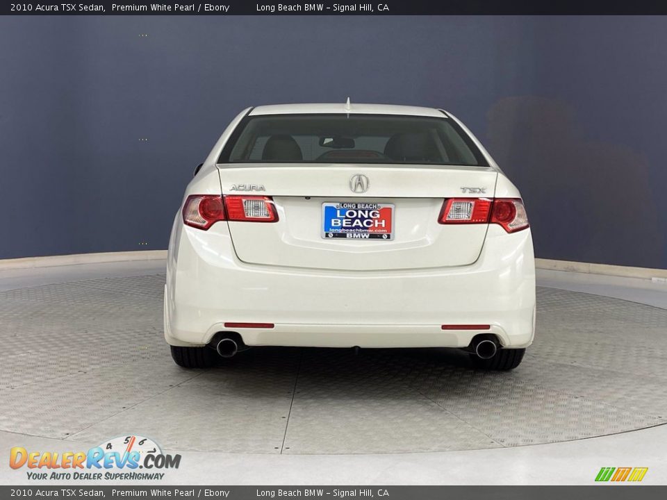 2010 Acura TSX Sedan Premium White Pearl / Ebony Photo #4