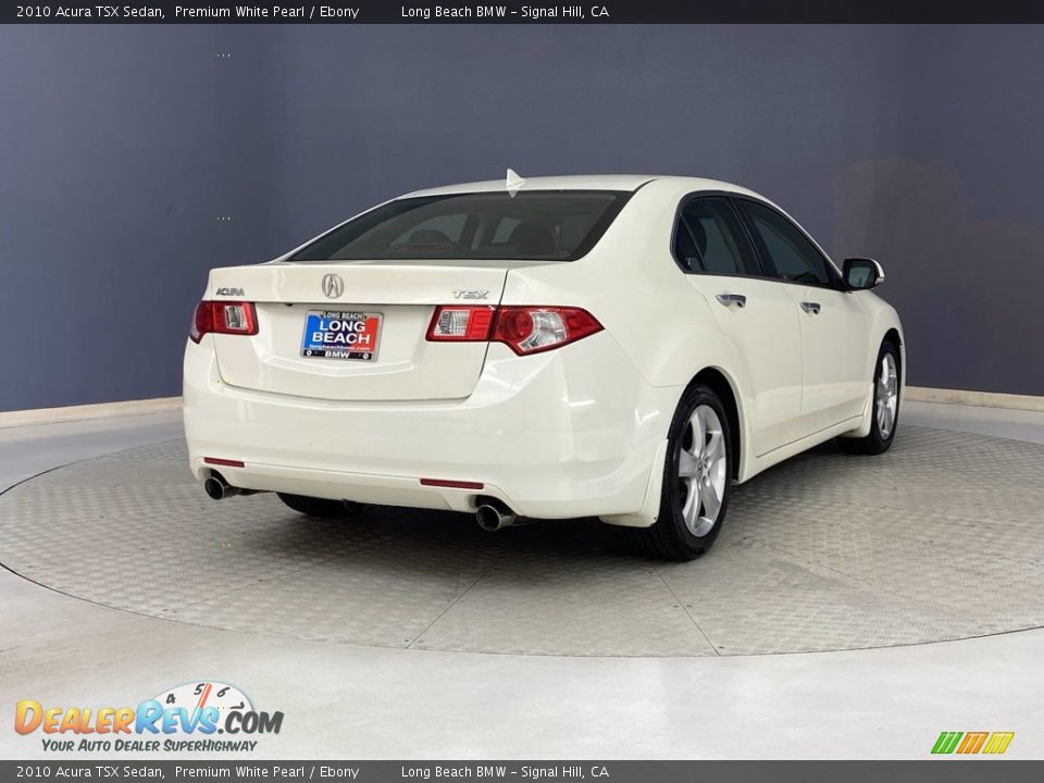 2010 Acura TSX Sedan Premium White Pearl / Ebony Photo #5