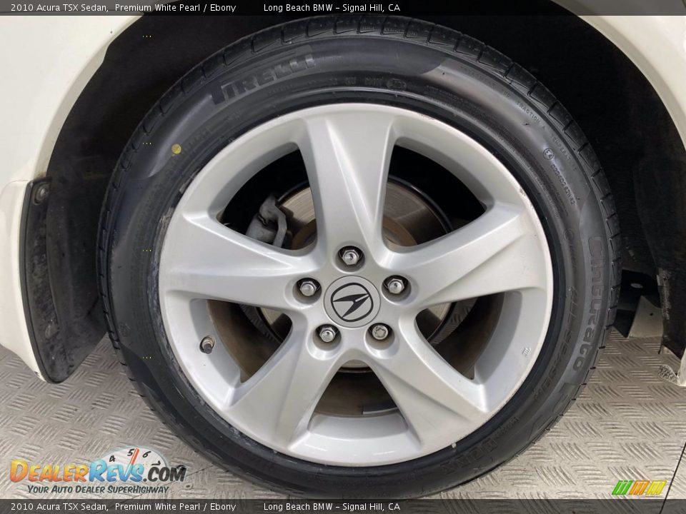 2010 Acura TSX Sedan Premium White Pearl / Ebony Photo #6