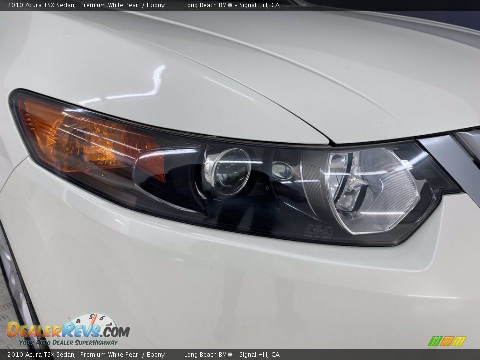 2010 Acura TSX Sedan Premium White Pearl / Ebony Photo #7