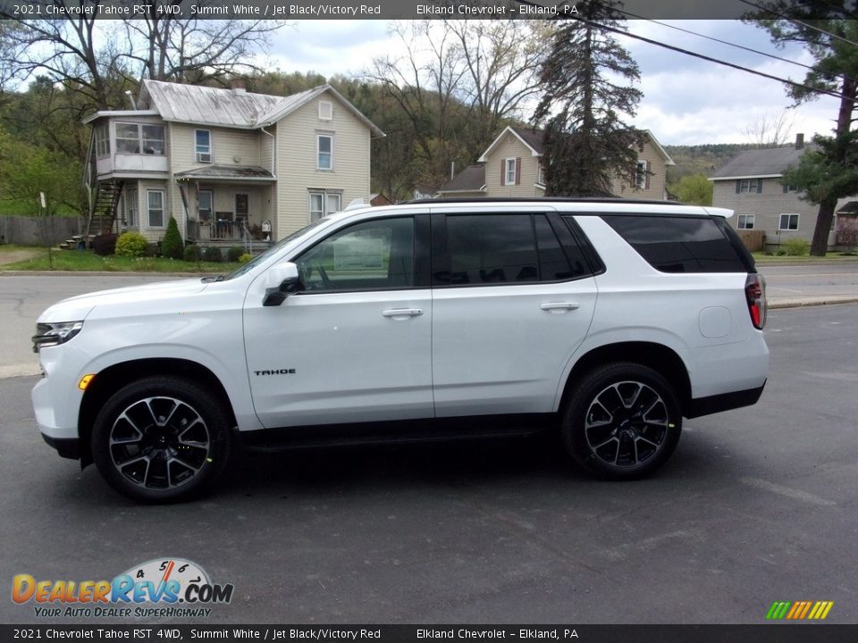 2021 Chevrolet Tahoe RST 4WD Summit White / Jet Black/Victory Red Photo #6