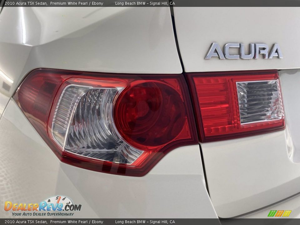 2010 Acura TSX Sedan Premium White Pearl / Ebony Photo #9
