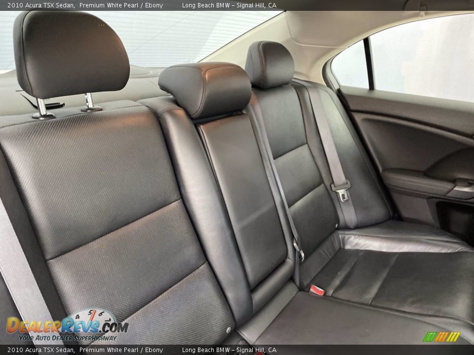 2010 Acura TSX Sedan Premium White Pearl / Ebony Photo #35