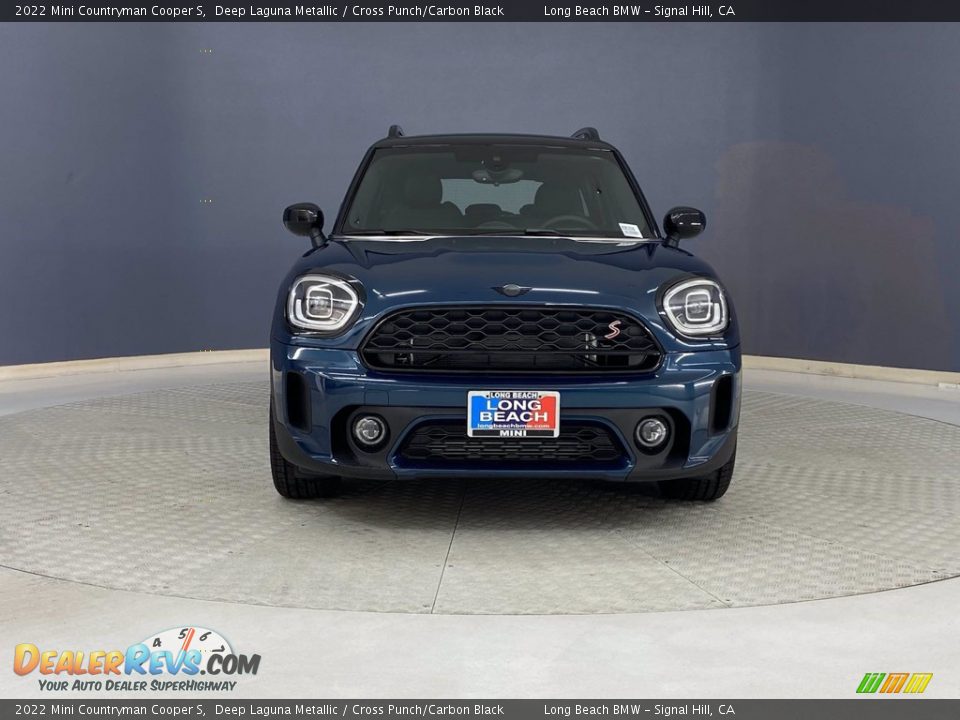 2022 Mini Countryman Cooper S Deep Laguna Metallic / Cross Punch/Carbon Black Photo #2