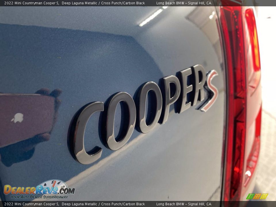 2022 Mini Countryman Cooper S Deep Laguna Metallic / Cross Punch/Carbon Black Photo #8