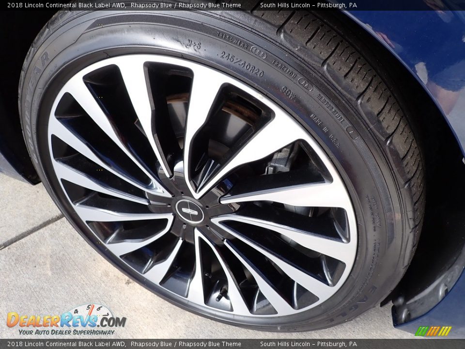 2018 Lincoln Continental Black Label AWD Wheel Photo #10