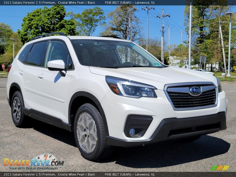 2021 Subaru Forester 2.5i Premium Crystal White Pearl / Black Photo #1