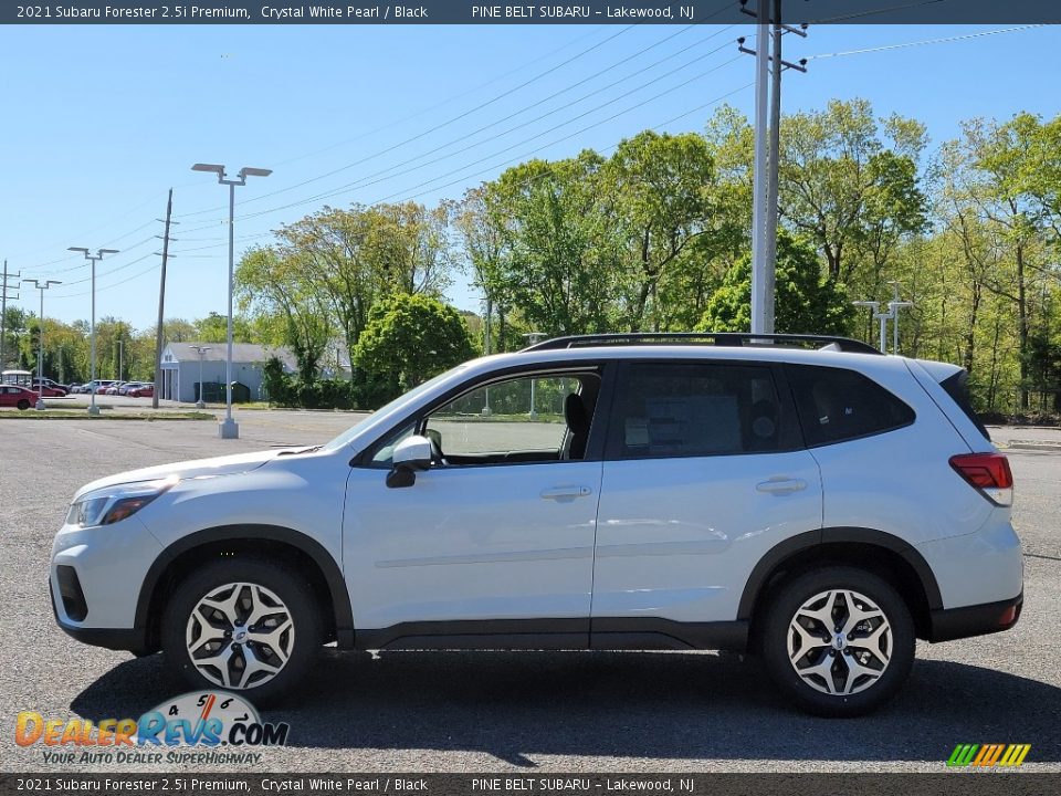 2021 Subaru Forester 2.5i Premium Crystal White Pearl / Black Photo #4