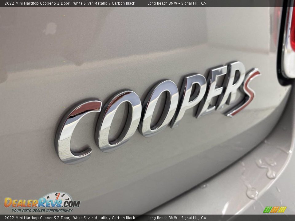 2022 Mini Hardtop Cooper S 2 Door White Silver Metallic / Carbon Black Photo #8