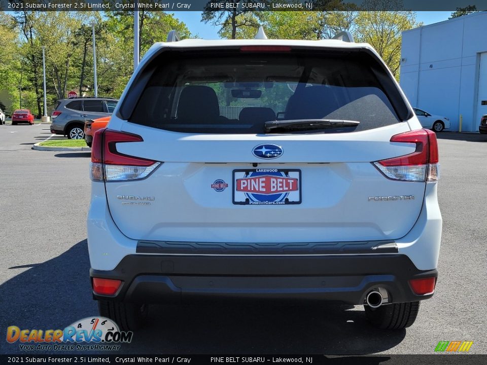 2021 Subaru Forester 2.5i Limited Crystal White Pearl / Gray Photo #7