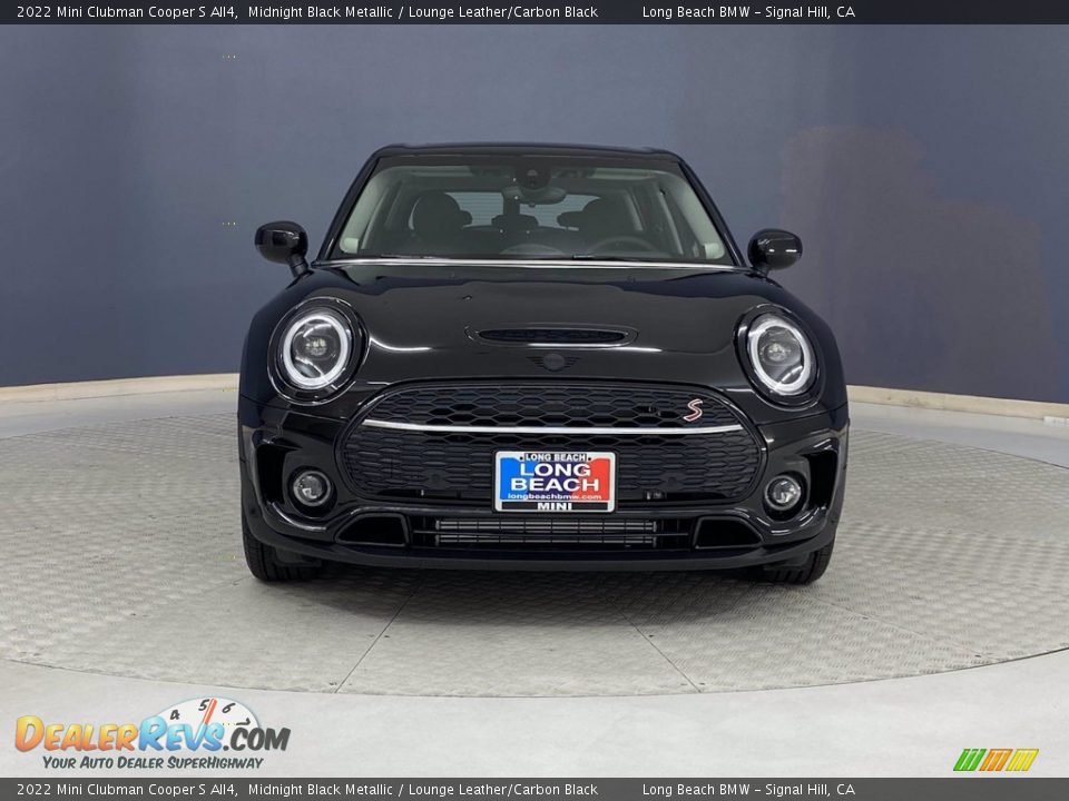 2022 Mini Clubman Cooper S All4 Midnight Black Metallic / Lounge Leather/Carbon Black Photo #2