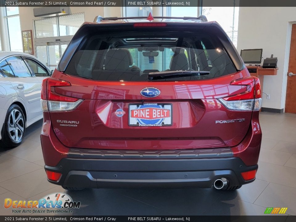 2021 Subaru Forester 2.5i Limited Crimson Red Pearl / Gray Photo #7