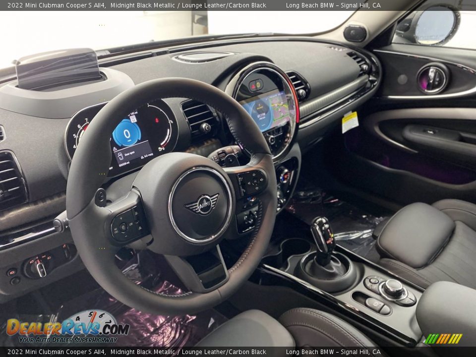 Lounge Leather/Carbon Black Interior - 2022 Mini Clubman Cooper S All4 Photo #13