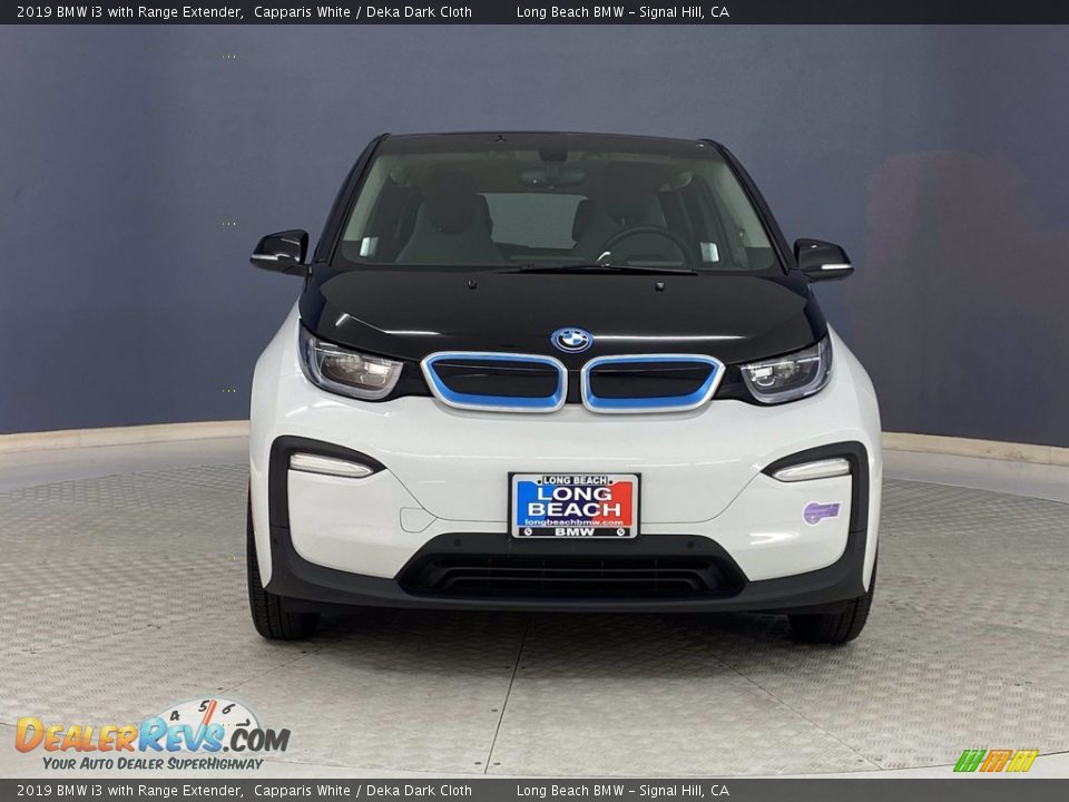 2019 BMW i3 with Range Extender Capparis White / Deka Dark Cloth Photo #2