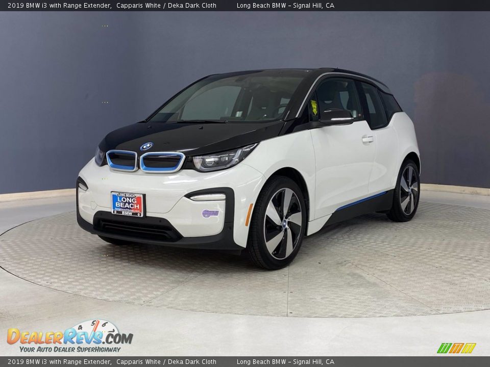 2019 BMW i3 with Range Extender Capparis White / Deka Dark Cloth Photo #3