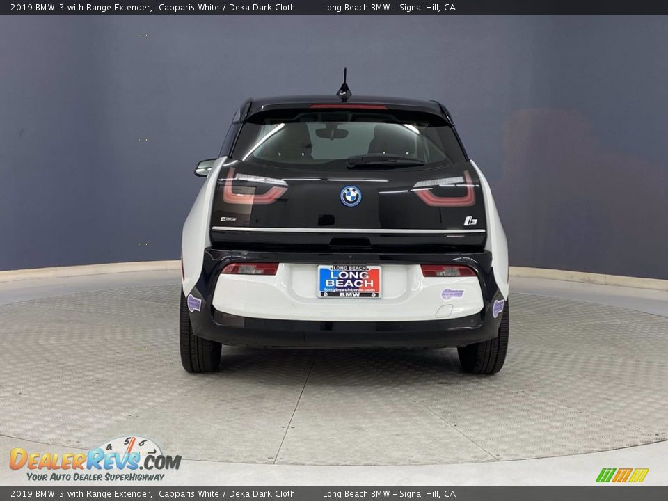 2019 BMW i3 with Range Extender Capparis White / Deka Dark Cloth Photo #4
