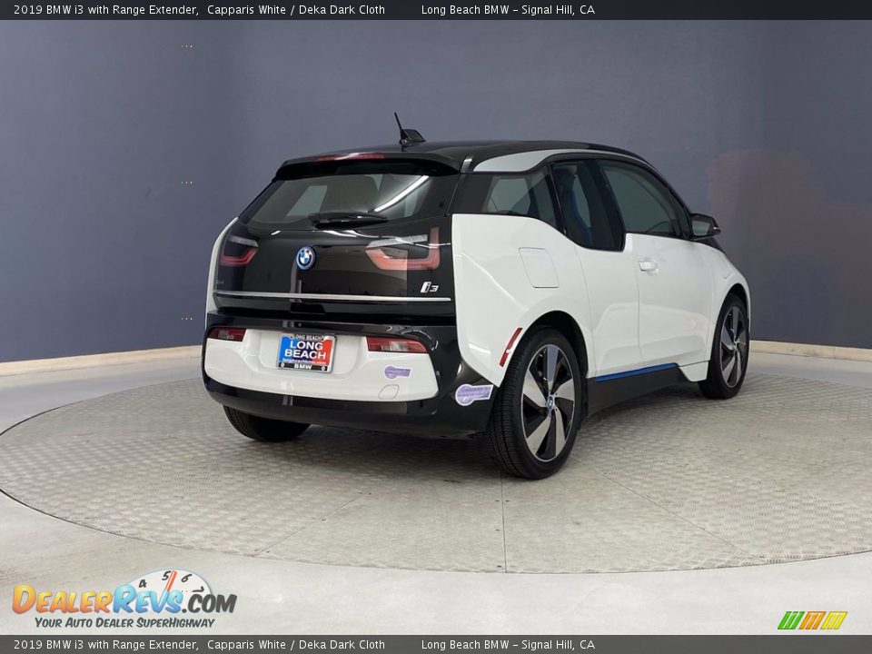 2019 BMW i3 with Range Extender Capparis White / Deka Dark Cloth Photo #5