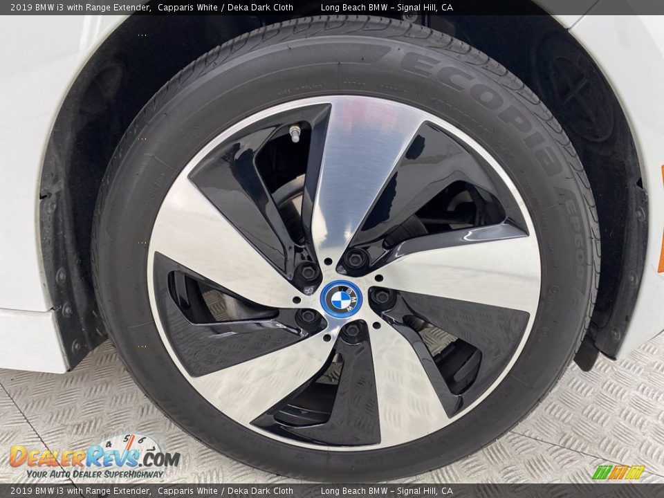 2019 BMW i3 with Range Extender Capparis White / Deka Dark Cloth Photo #6