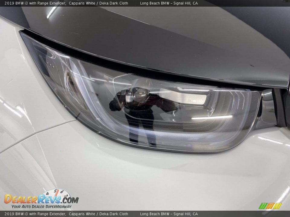 2019 BMW i3 with Range Extender Capparis White / Deka Dark Cloth Photo #7