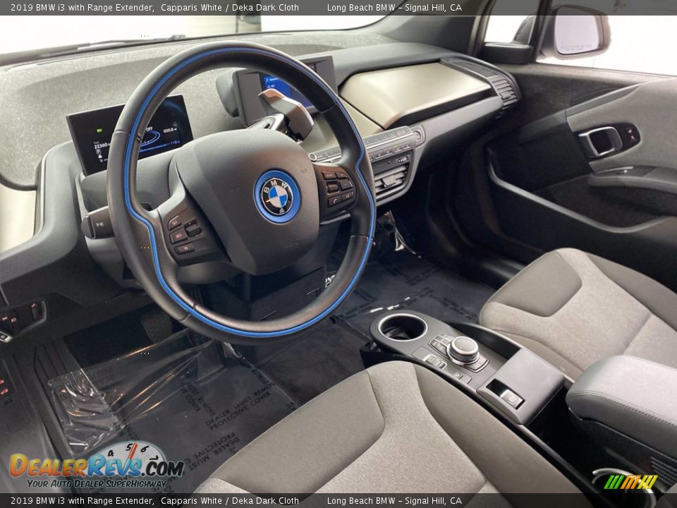 2019 BMW i3 with Range Extender Capparis White / Deka Dark Cloth Photo #16