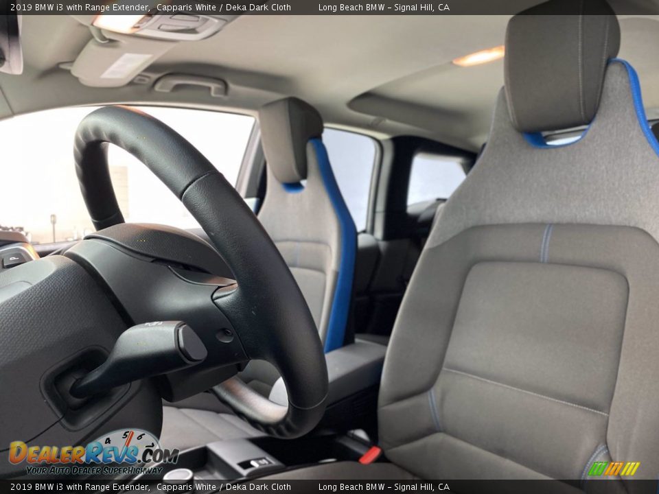 2019 BMW i3 with Range Extender Capparis White / Deka Dark Cloth Photo #17