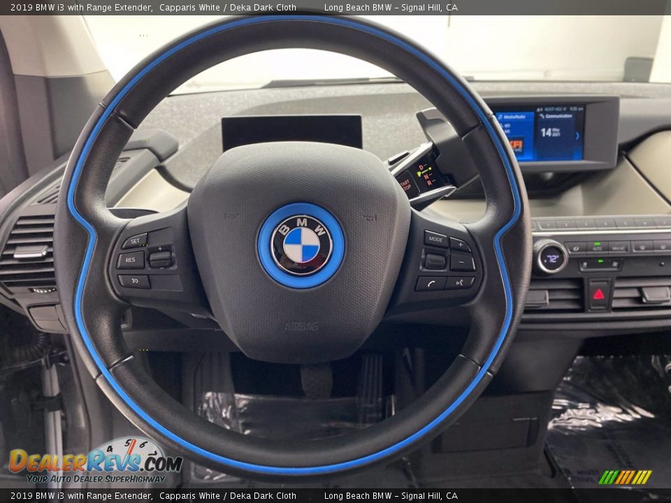 2019 BMW i3 with Range Extender Capparis White / Deka Dark Cloth Photo #18