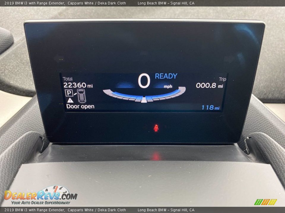 2019 BMW i3 with Range Extender Capparis White / Deka Dark Cloth Photo #21