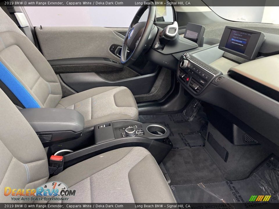 2019 BMW i3 with Range Extender Capparis White / Deka Dark Cloth Photo #33