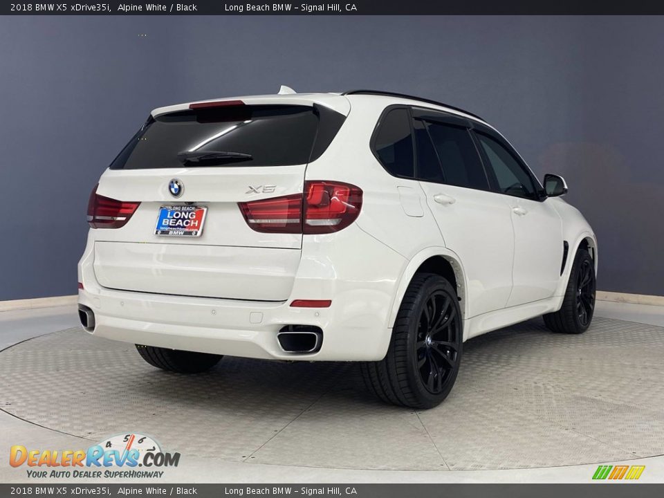 2018 BMW X5 xDrive35i Alpine White / Black Photo #5