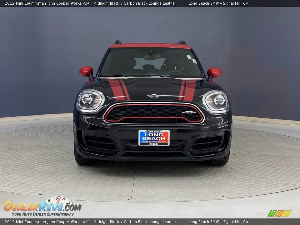 2019 Mini Countryman John Cooper Works All4 Midnight Black / Carbon Black Lounge Leather Photo #2