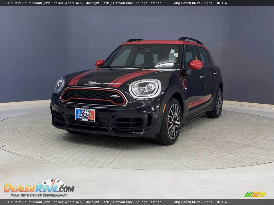 2019 Mini Countryman John Cooper Works All4 Midnight Black / Carbon Black Lounge Leather Photo #3