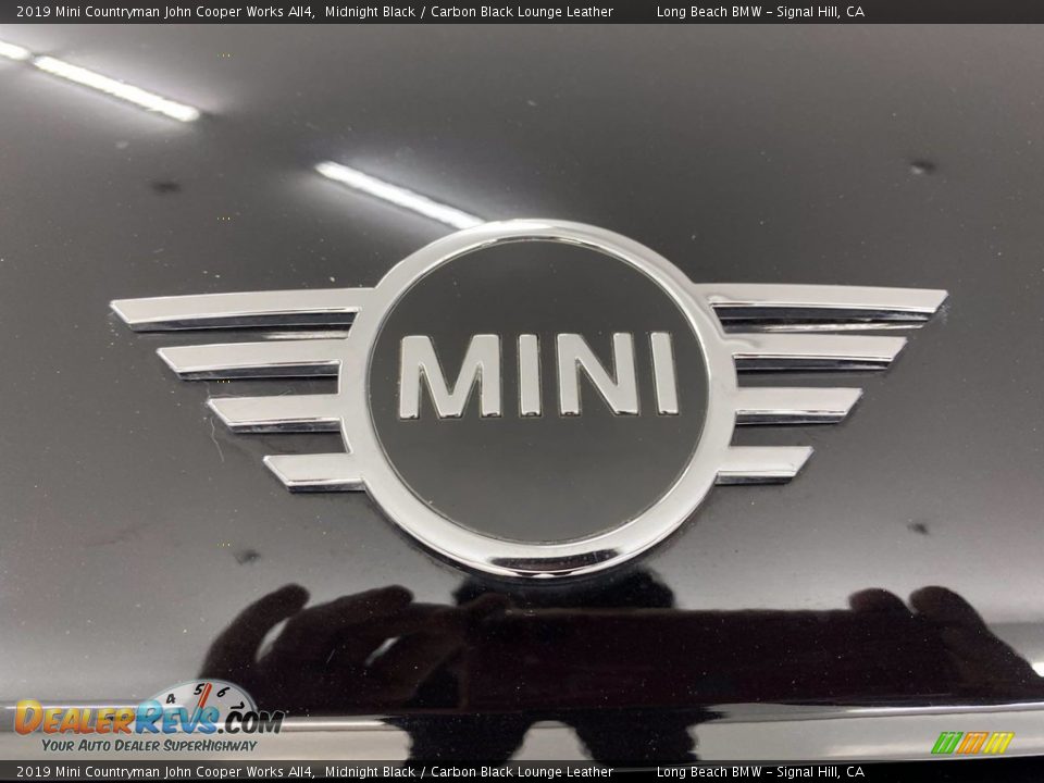 2019 Mini Countryman John Cooper Works All4 Midnight Black / Carbon Black Lounge Leather Photo #8