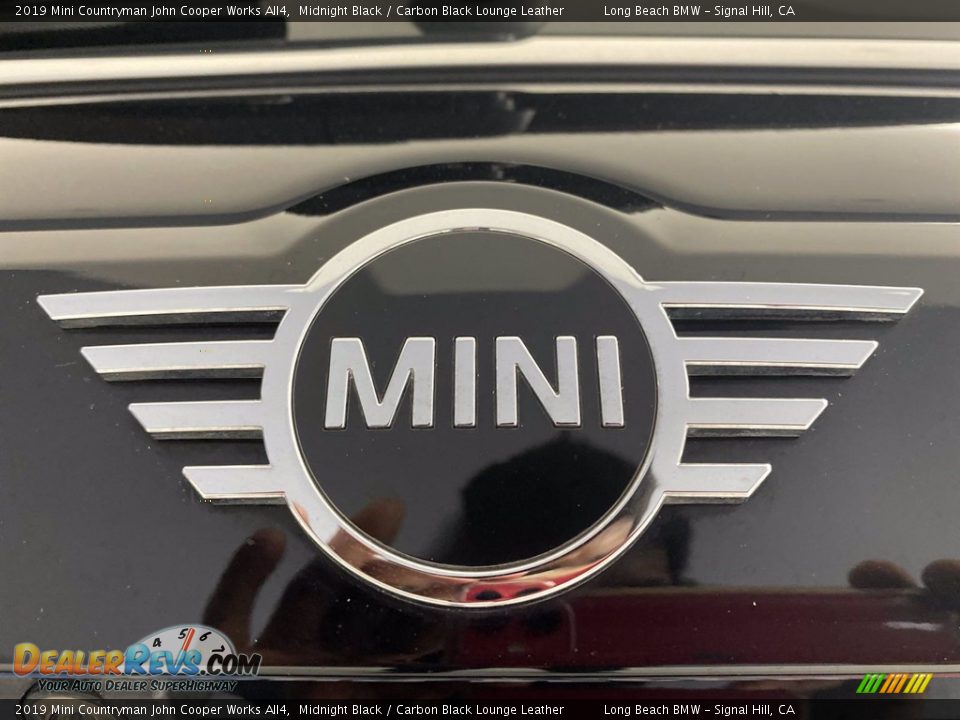 2019 Mini Countryman John Cooper Works All4 Midnight Black / Carbon Black Lounge Leather Photo #10