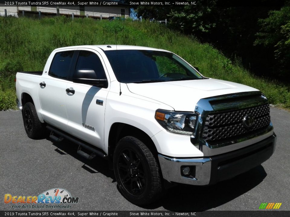 2019 Toyota Tundra SR5 CrewMax 4x4 Super White / Graphite Photo #5