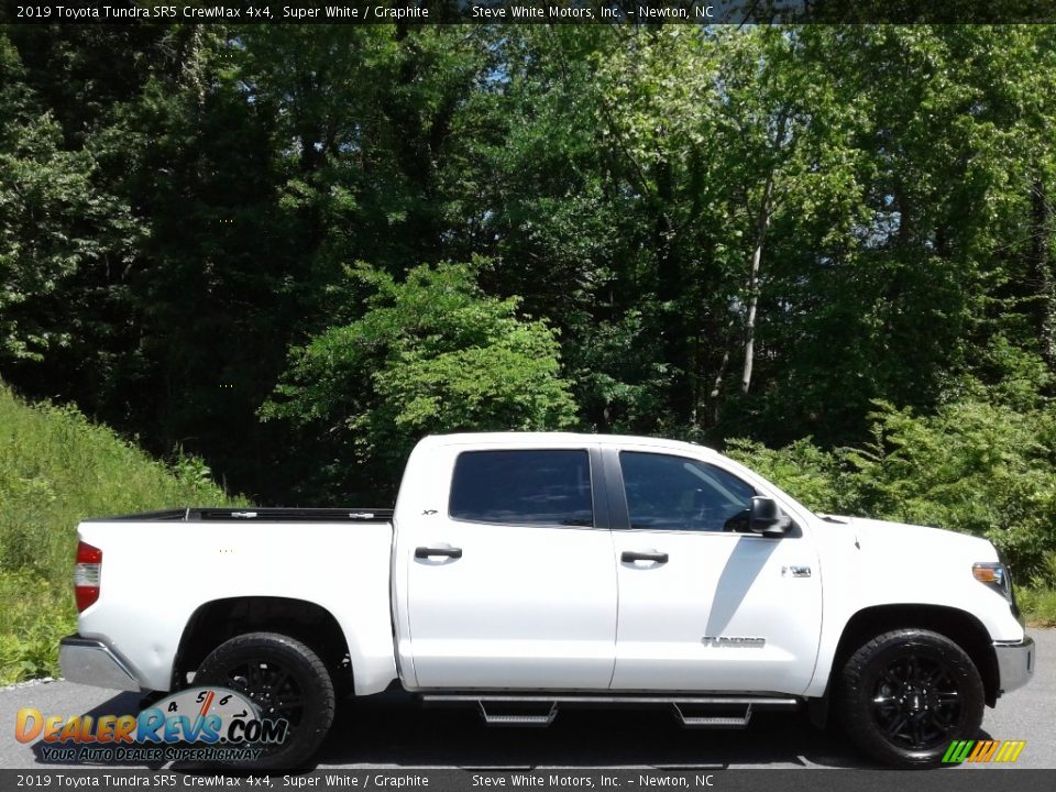 2019 Toyota Tundra SR5 CrewMax 4x4 Super White / Graphite Photo #6