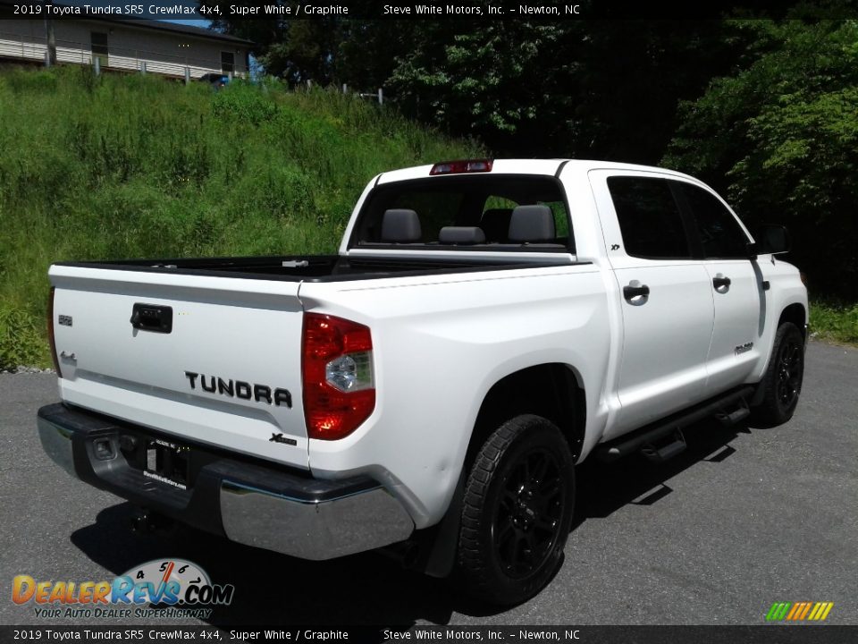 2019 Toyota Tundra SR5 CrewMax 4x4 Super White / Graphite Photo #8