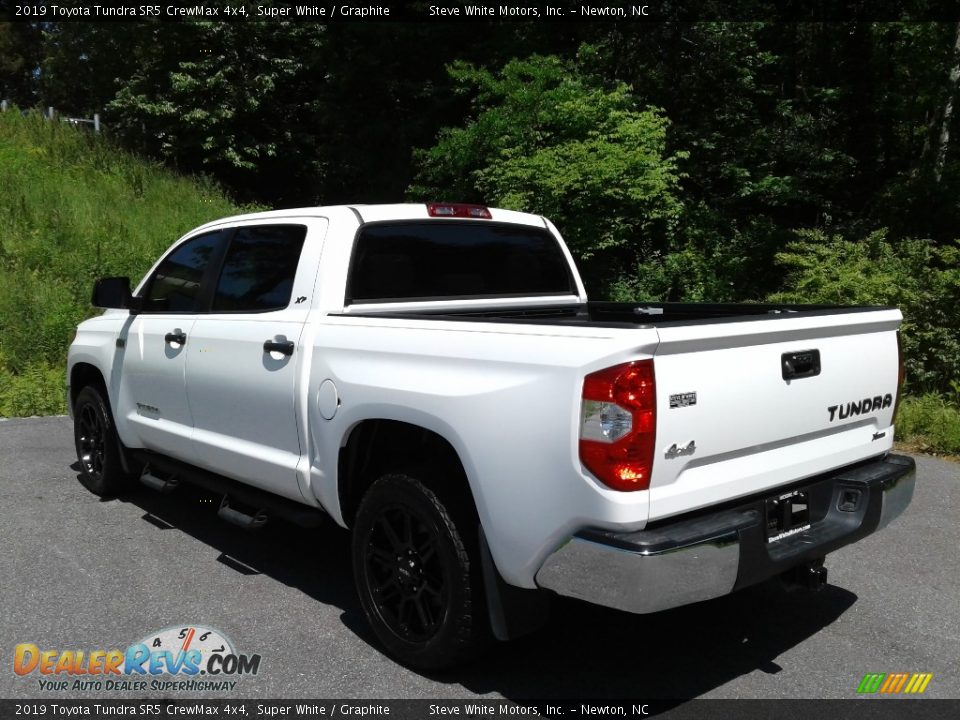 2019 Toyota Tundra SR5 CrewMax 4x4 Super White / Graphite Photo #11