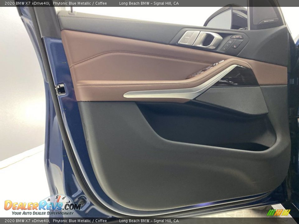 2020 BMW X7 xDrive40i Phytonic Blue Metallic / Coffee Photo #13