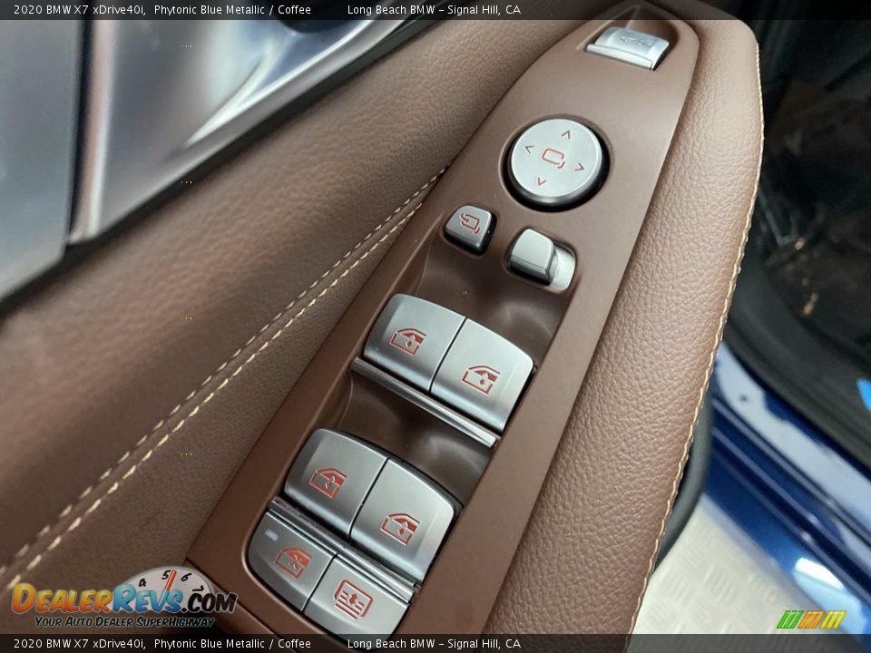 2020 BMW X7 xDrive40i Phytonic Blue Metallic / Coffee Photo #14