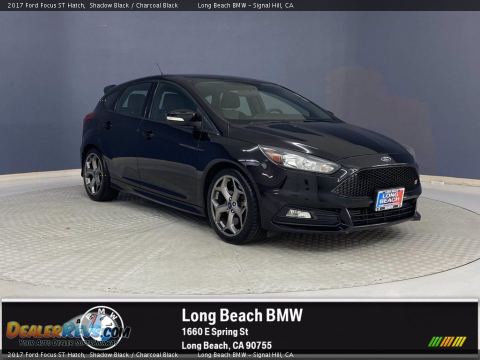 2017 Ford Focus ST Hatch Shadow Black / Charcoal Black Photo #1