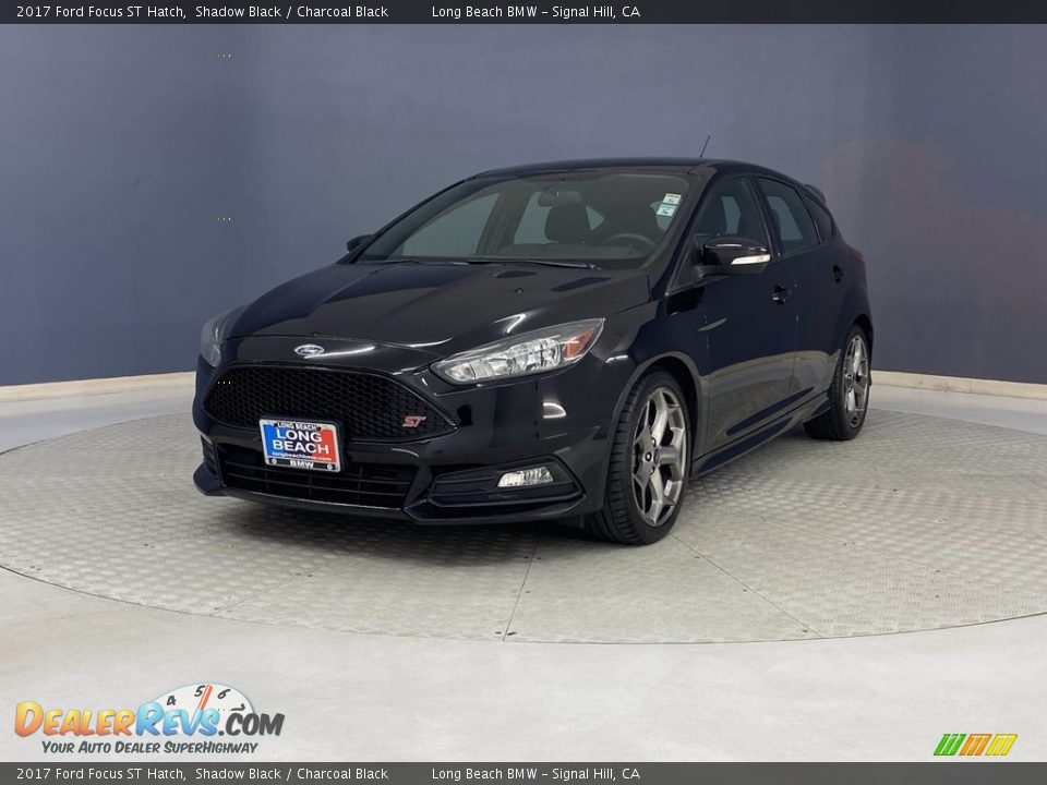 2017 Ford Focus ST Hatch Shadow Black / Charcoal Black Photo #3