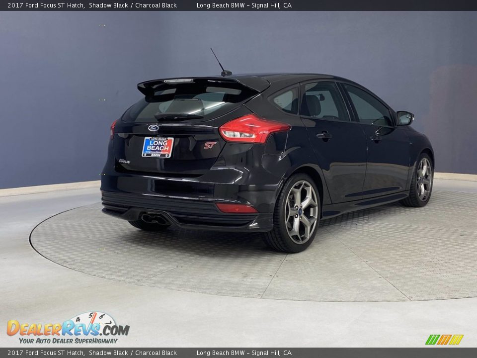 2017 Ford Focus ST Hatch Shadow Black / Charcoal Black Photo #5