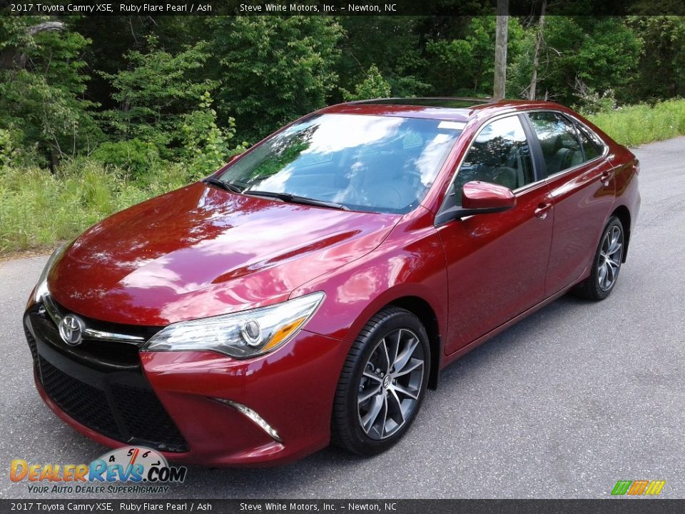 2017 Toyota Camry XSE Ruby Flare Pearl / Ash Photo #2