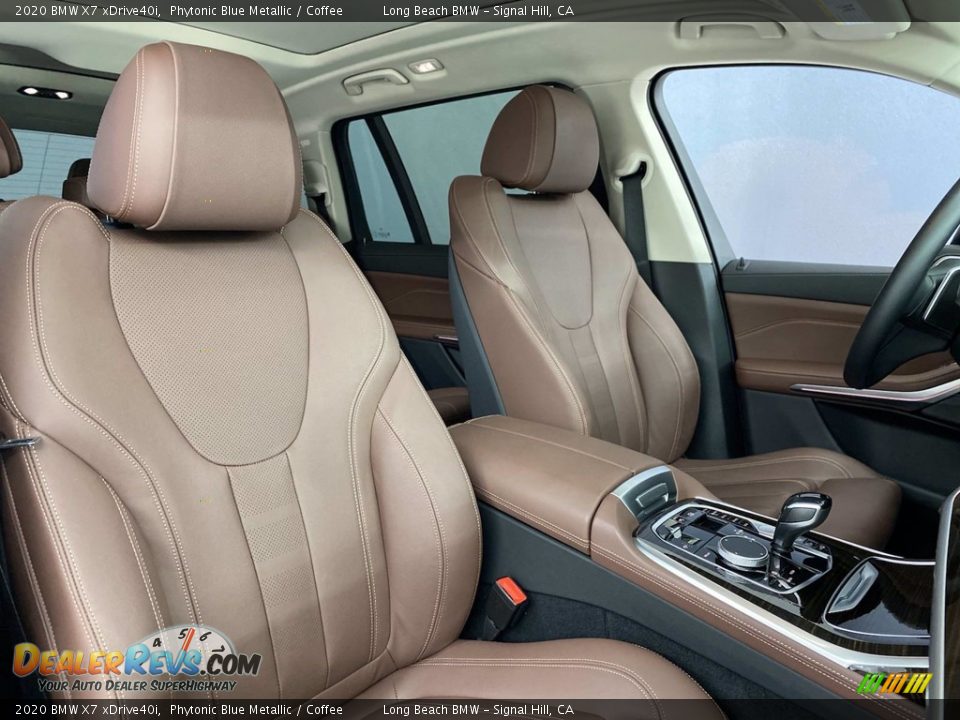 2020 BMW X7 xDrive40i Phytonic Blue Metallic / Coffee Photo #34