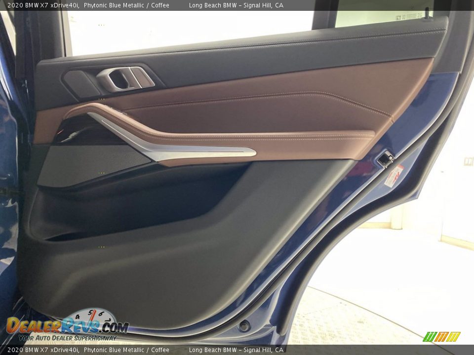 2020 BMW X7 xDrive40i Phytonic Blue Metallic / Coffee Photo #35