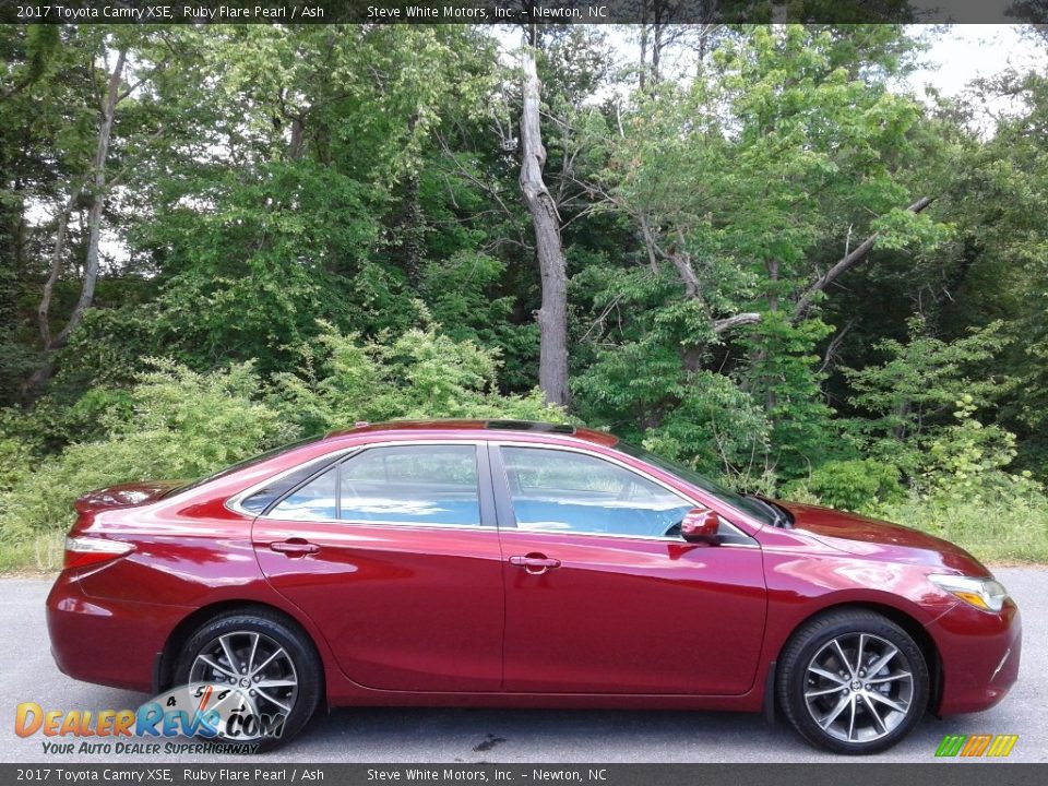 2017 Toyota Camry XSE Ruby Flare Pearl / Ash Photo #6